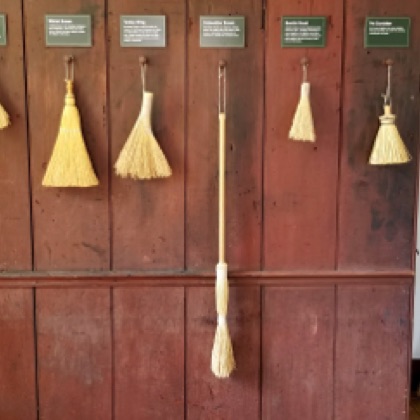 Examples of brooms made by the Shakers.